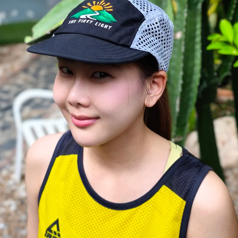 Pilgrim Trail Collection — Embroidered logo with trail gear